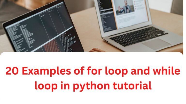python loop examples
