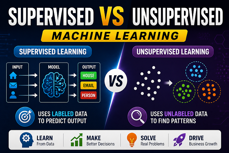 Supervised vs Unsupervised Learning in Hindi