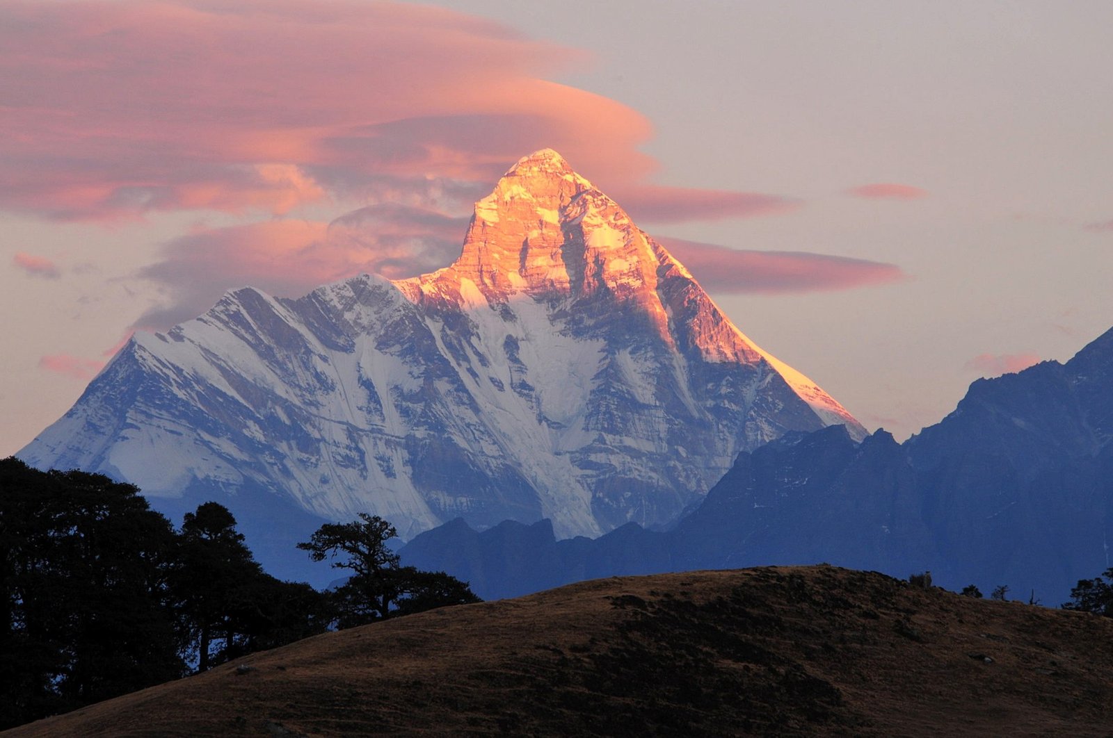 uttarakhand ke parvat shikhar Nanda Devi highest peak