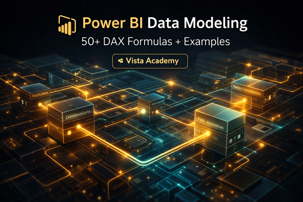 Power BI Data Modeling Guide with 50+ DAX Formulas - Vista Academy