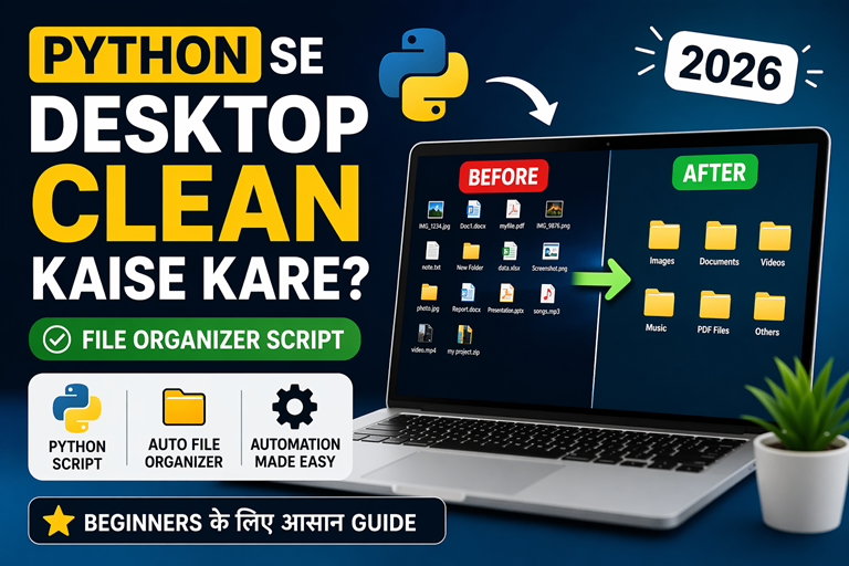 python se desktop kese clean kare
