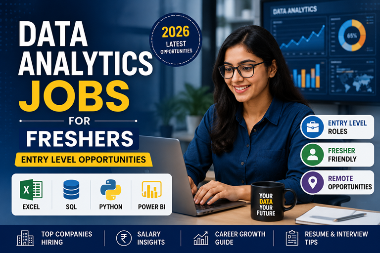 Data Analytics Jobs for Freshers in India